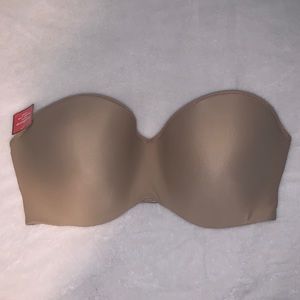 Lilyette tan strapless bra NWT 36dd